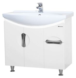 Тумба под раковину Bellezza Лагуна 75см белый 00000001387